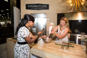 In the kitchen with Chef and Lifestyle Expert Lo Bosworth and Celebrity Stylist June Ambrose (Photo by Inae Bloom/Guest of a Guest.)