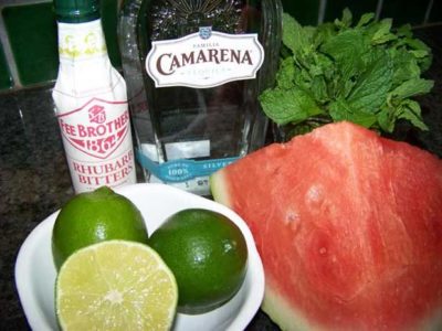 Pack A Punch: Watermelon, Mint And Tequila Mix Up A Potent Pitcher For Four