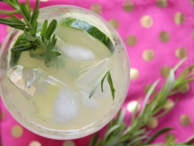 Cool Cucumber Rosemary Lemonade. Vodka optional…